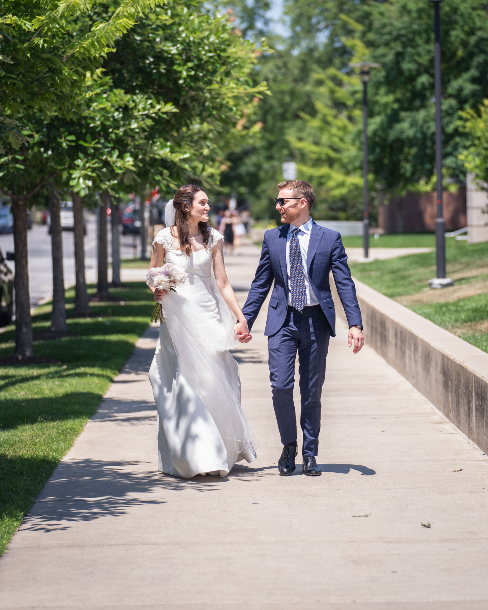 Walking Hand in Hand Wedding poses ideas